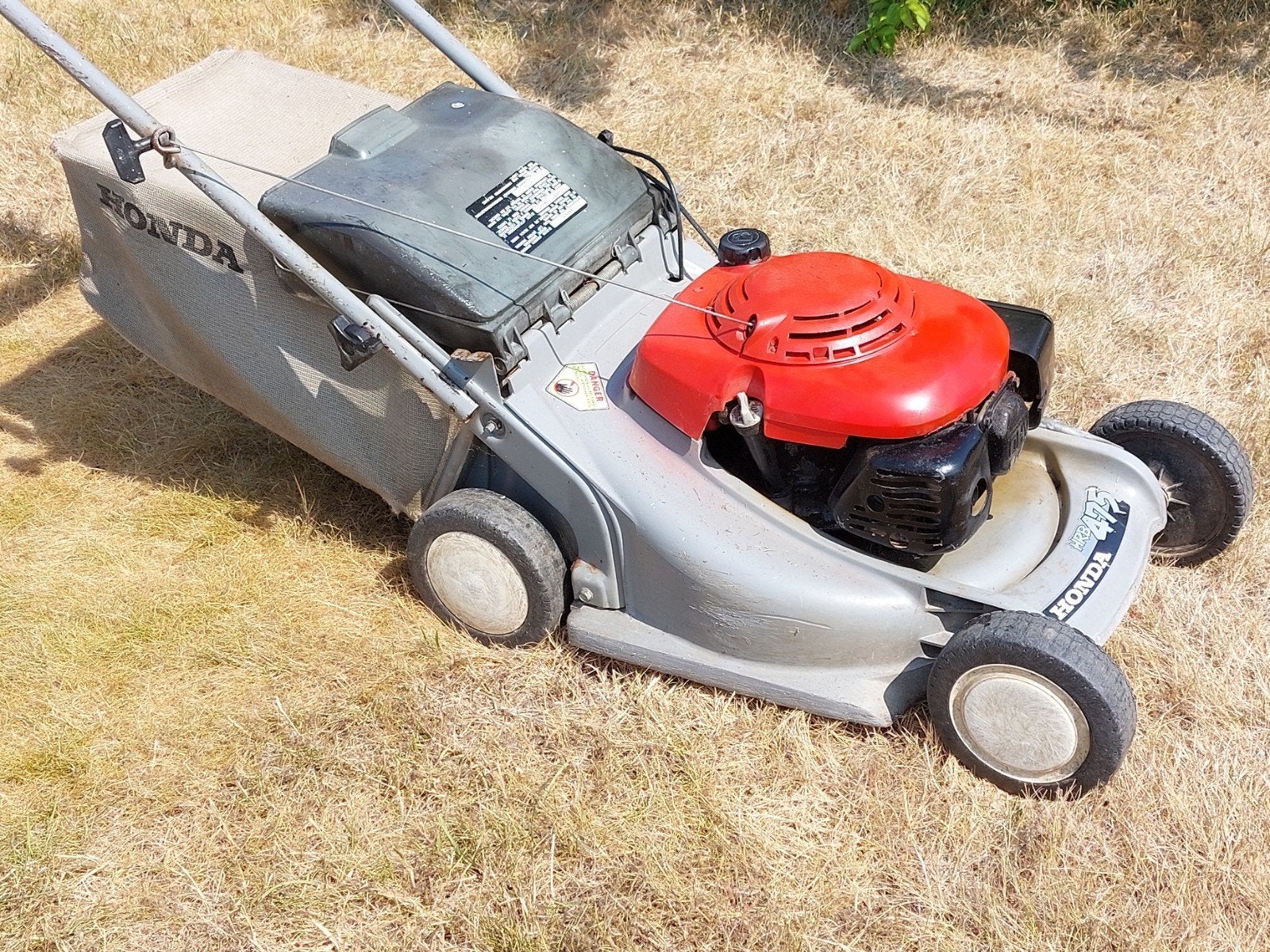 tondeuse autotractée Honda hrb475, Enlèvement, Bac de ramassage