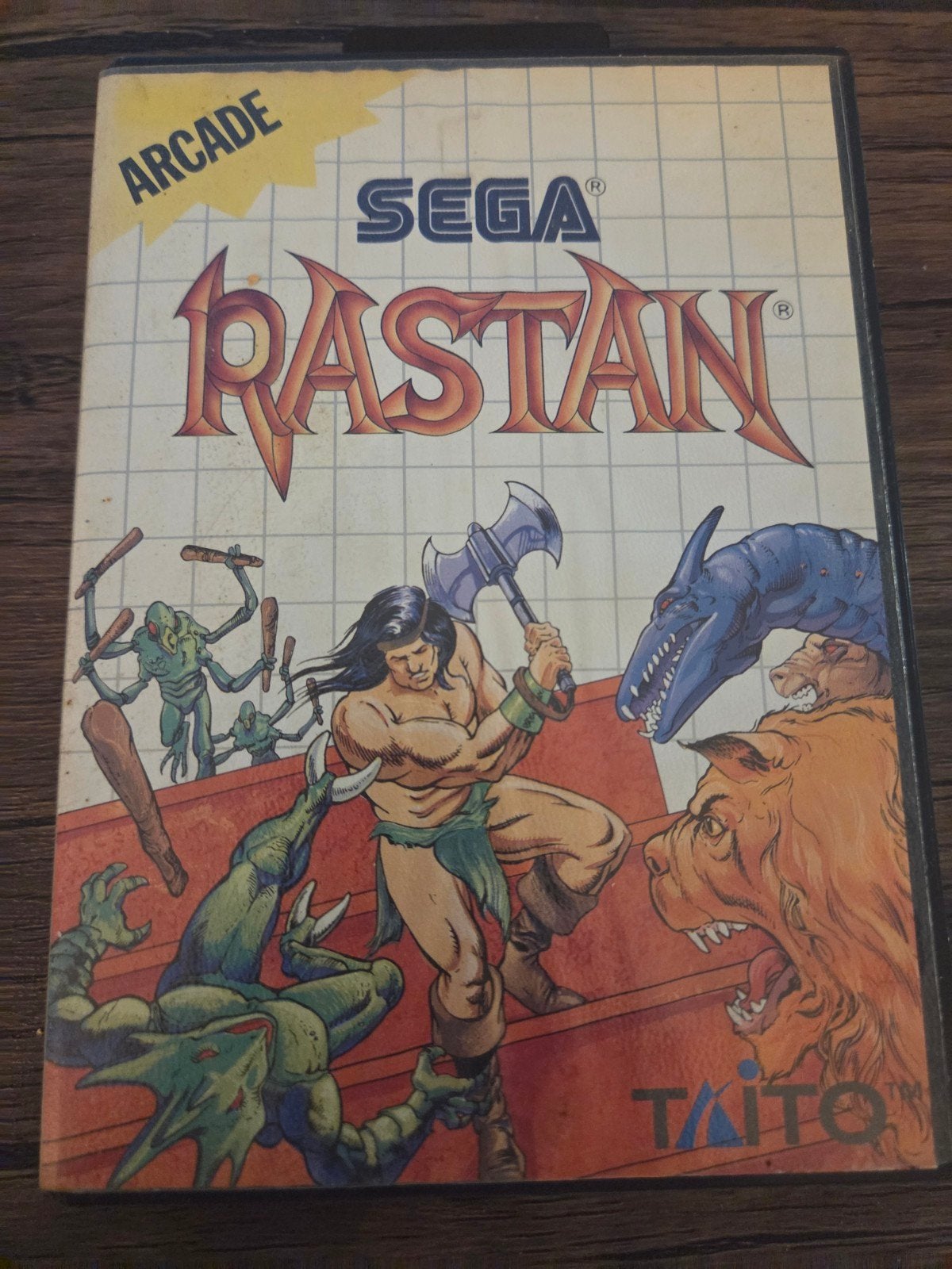 Rastan Sega Master systèmes avec notice, Games en Spelcomputers, Spelcomputers | Sega, Ophalen of Verzenden