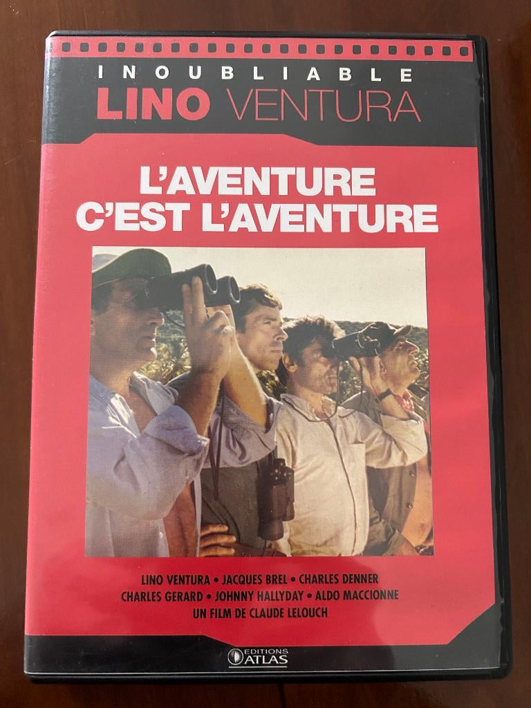DVD L'aventure c'est l'aventure - Ventura, Denner, Brel, ..., CD & DVD, Enlèvement, Comme neuf, Français, Français