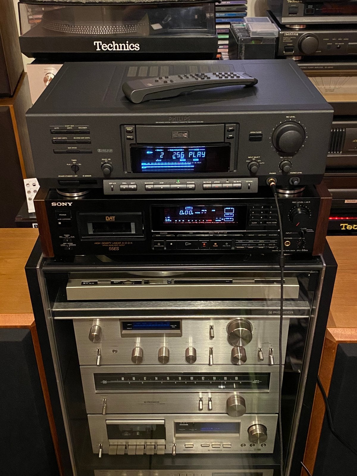 Philips DCC 900 gereviseerd, TV, Hi-fi & Vidéo, Enlèvement ou Envoi, Simple, Philips, Auto-reverse
