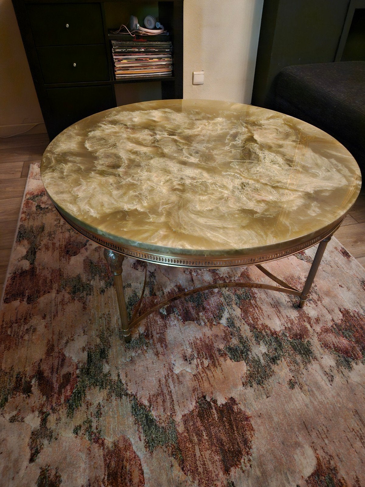Salontafel marmerlook, Ophalen