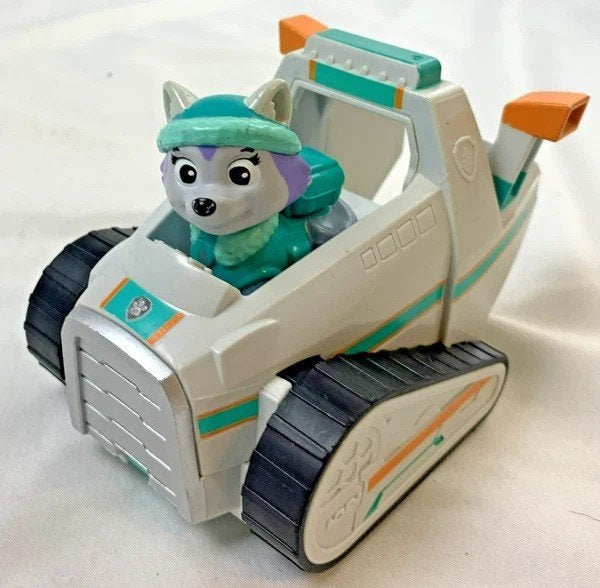 PAW Patrol Everest Voertuig en Husky Figuur Sneeuwscooter, Verzenden, Zo goed als nieuw