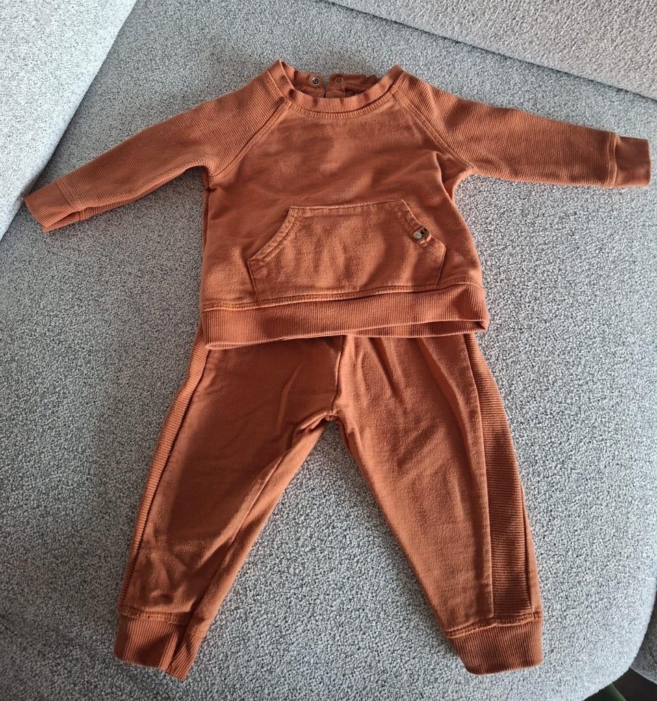 Zeeman 2-delig Setje Roestbruin – Maat 74, Ophalen, Zeeman, Gebruikt, Jongetje of Meisje