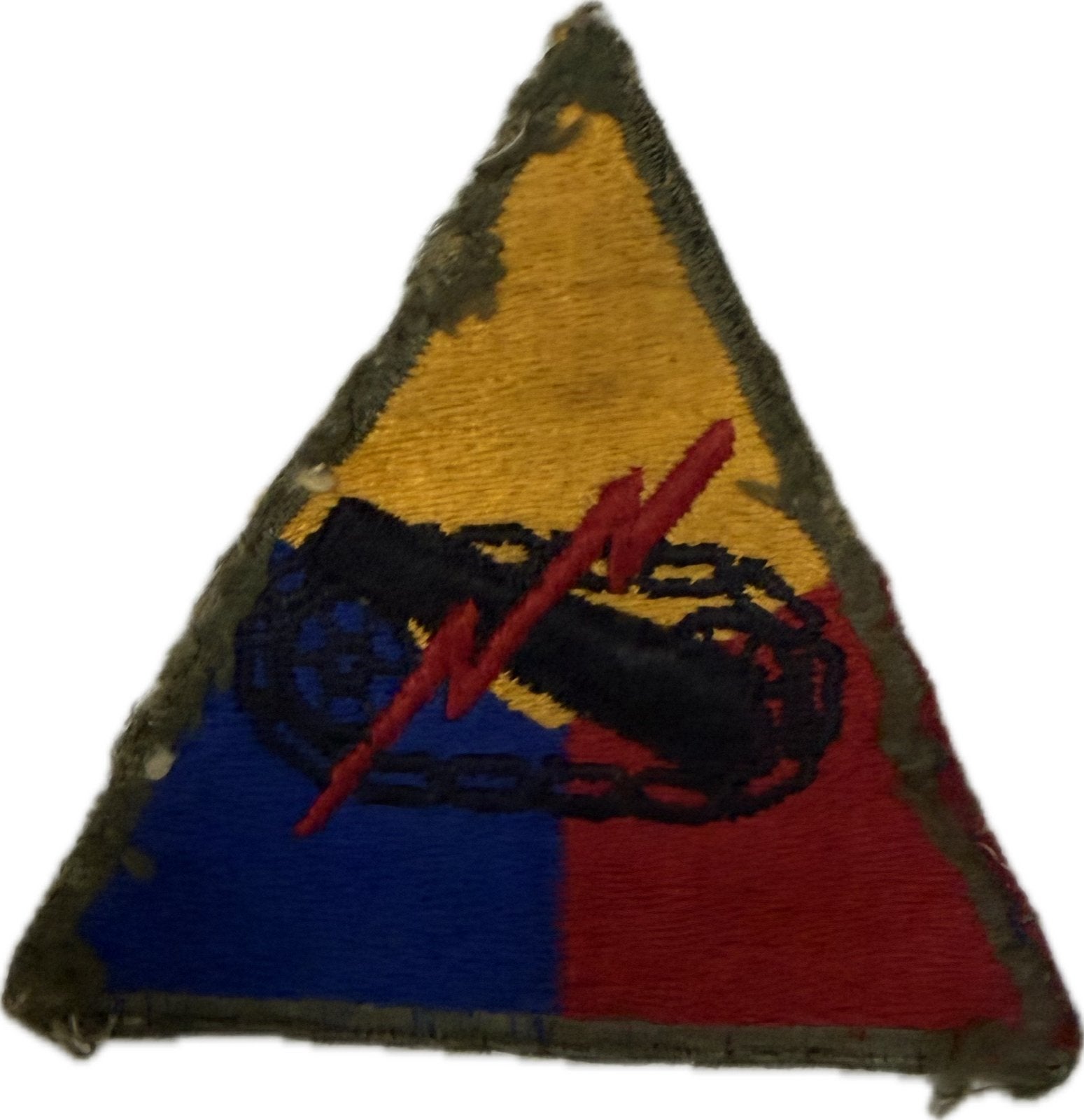 Patch US ww2 Tank Unit / HQ amored, Ophalen of Verzenden