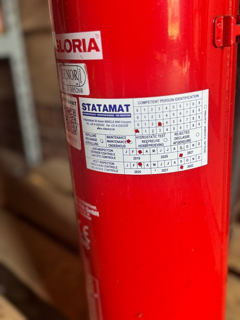 4 x schuimblusser 6 liter, Ophalen, Zo goed als nieuw, Brandblusser