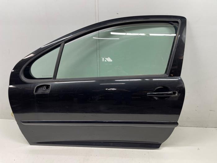 Portière 2portes gauche d'un Peugeot 207 (EXL), -, 3 mois de garantie, Utilisé, Porte