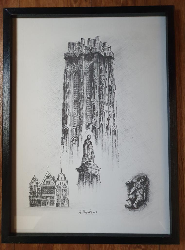 Reproduction d'œuvres de R.Buelens - Malines, Enlèvement
