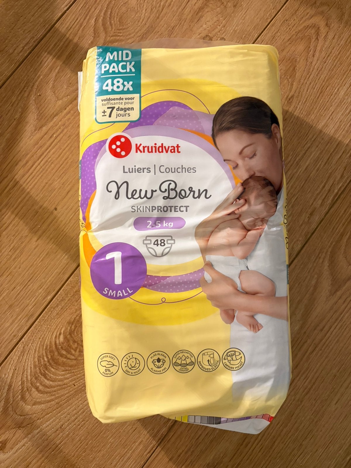 Kruidvat luiers maat 1 - 3 pakken, Enfants & Bébés, Enlèvement ou Envoi, Neuf