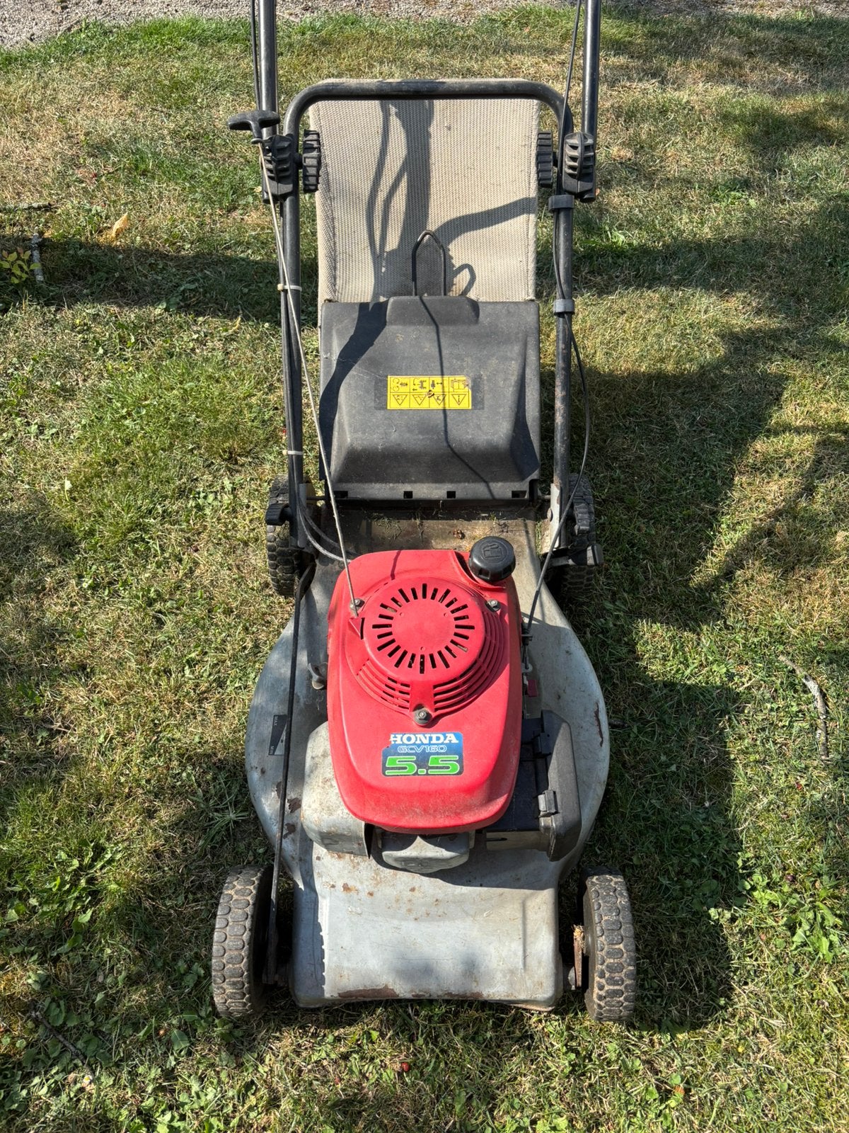 Honda gcv160, Tuin en Terras, Ophalen, Gebruikt, 40 t/m 49 cm, Benzine-grasmaaier