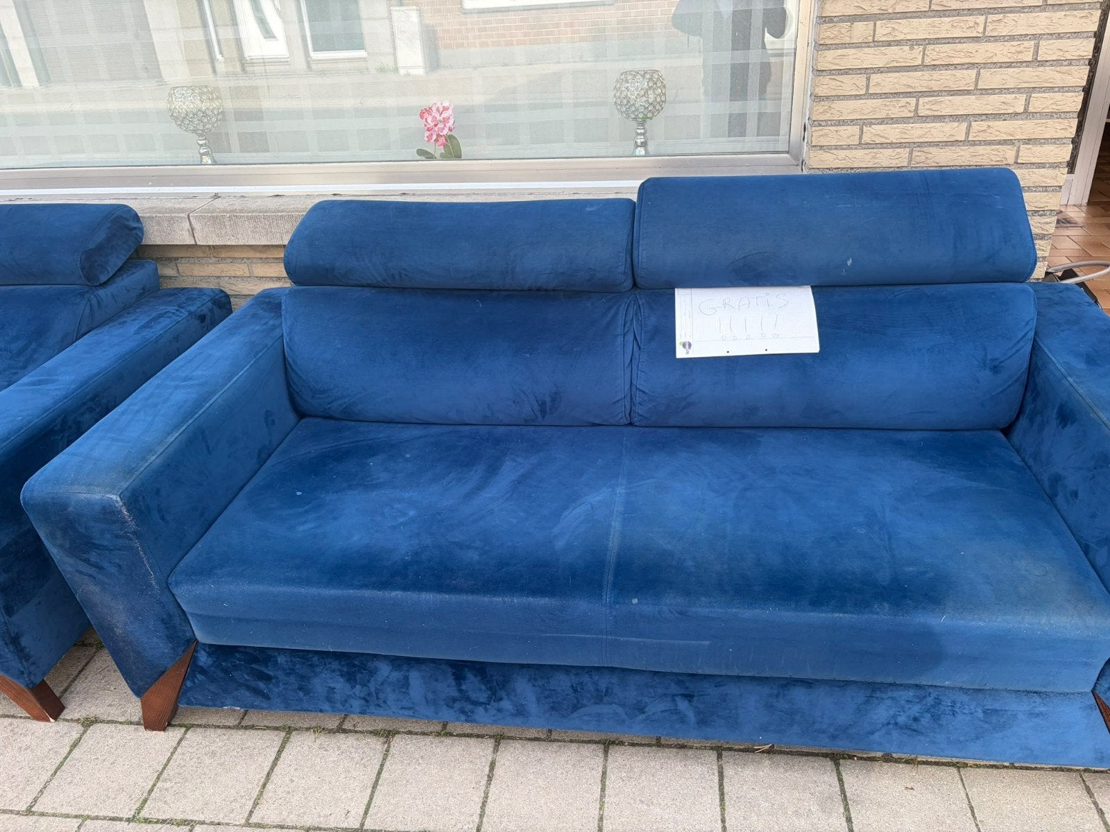 mooie zetels kleur donker blauw, Ophalen of Verzenden