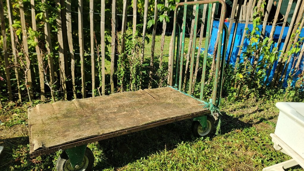 Platformwagen voor zwaar gebruik - 500 kg in goede staat, Doe-het-zelf en Bouw, Transportwagens, 100 liter of meer, Ophalen, Gebruikt