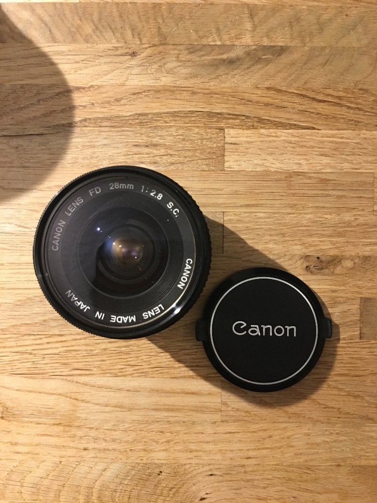 Canon FD 28 mm 1:2.8 SC, TV, Hi-fi & Vidéo, Canon FD, Comme neuf, 28 mm, Canon