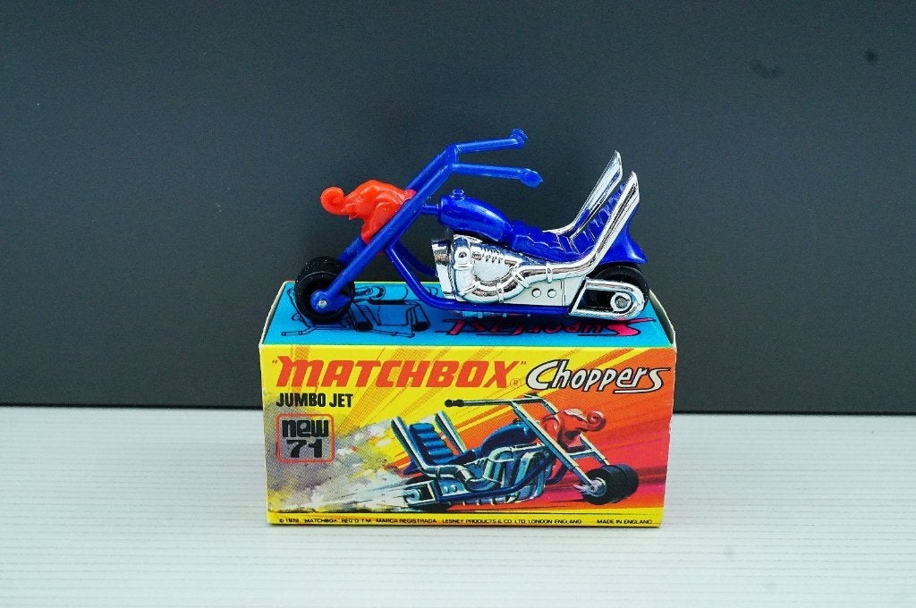 Matchbox 1-75 71d Boîte « I » pour moto Jumbo Jet, Enlèvement ou Envoi, Comme neuf, Moteur