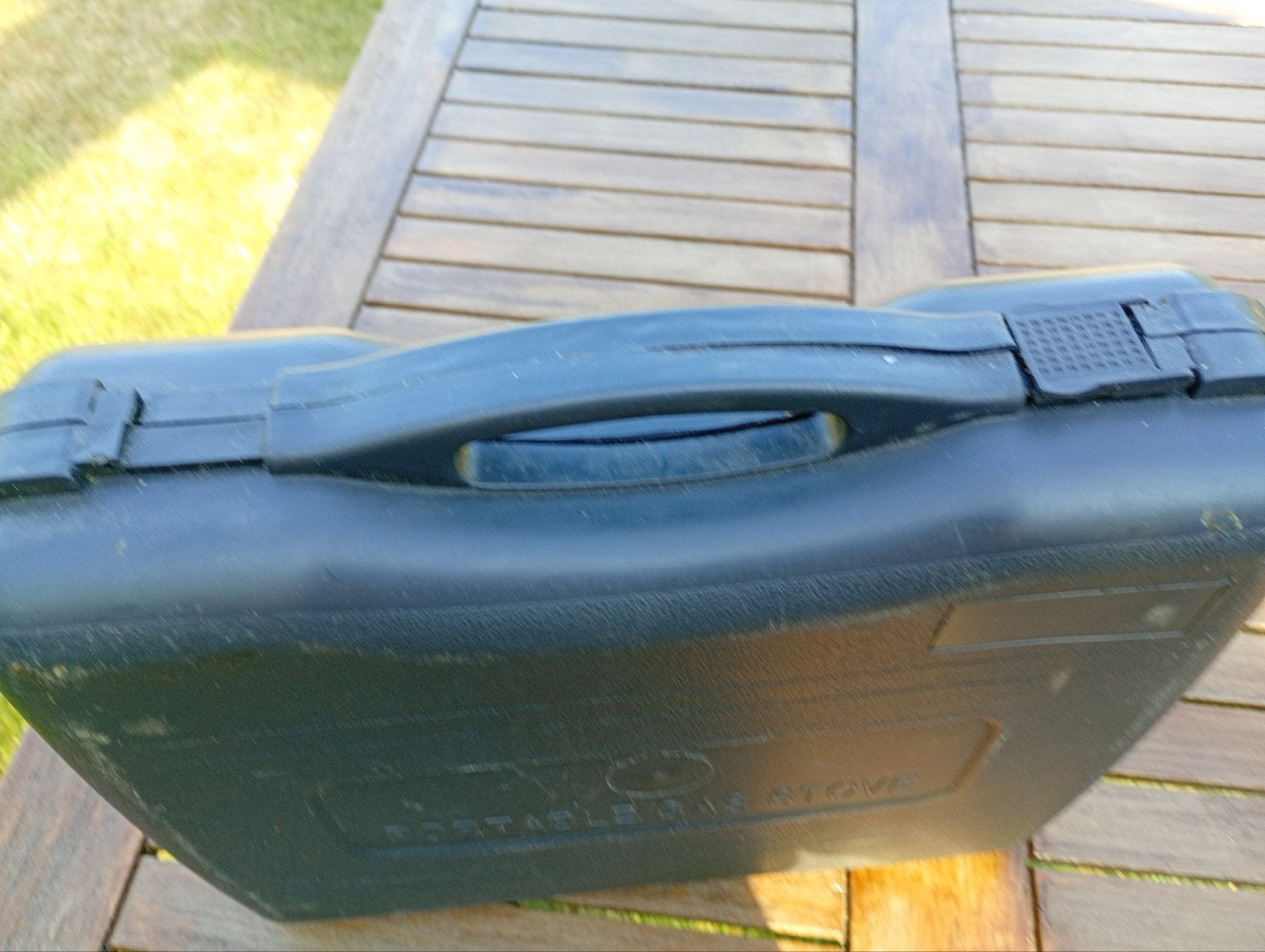 Campingvuurtje op gas in box 34cm/26cm, Ophalen