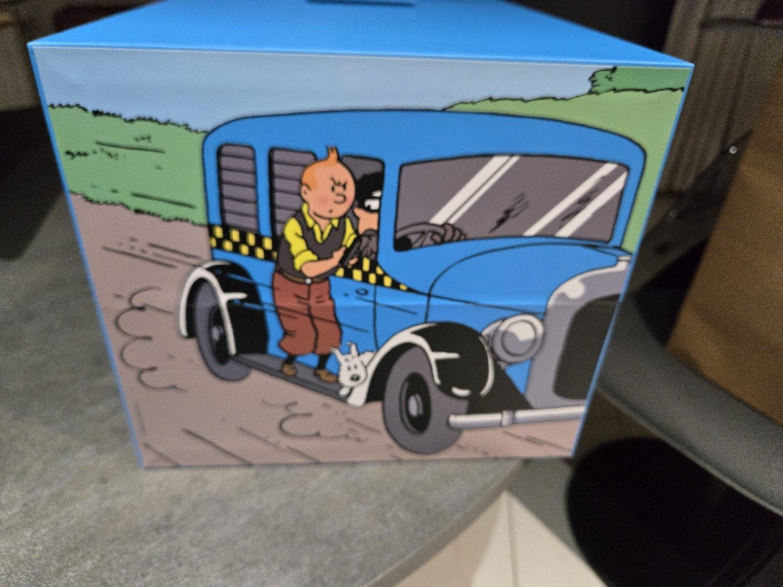 Taxi Tintin, Enlèvement