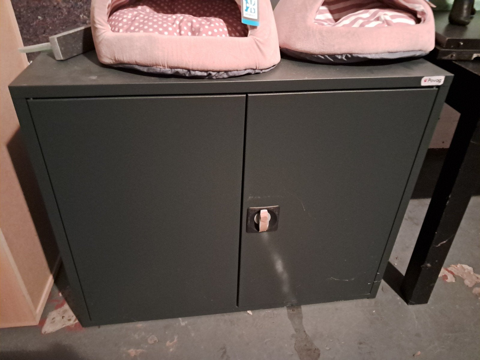 armoire métallique avec clés comme neuve, Enlèvement, Métal