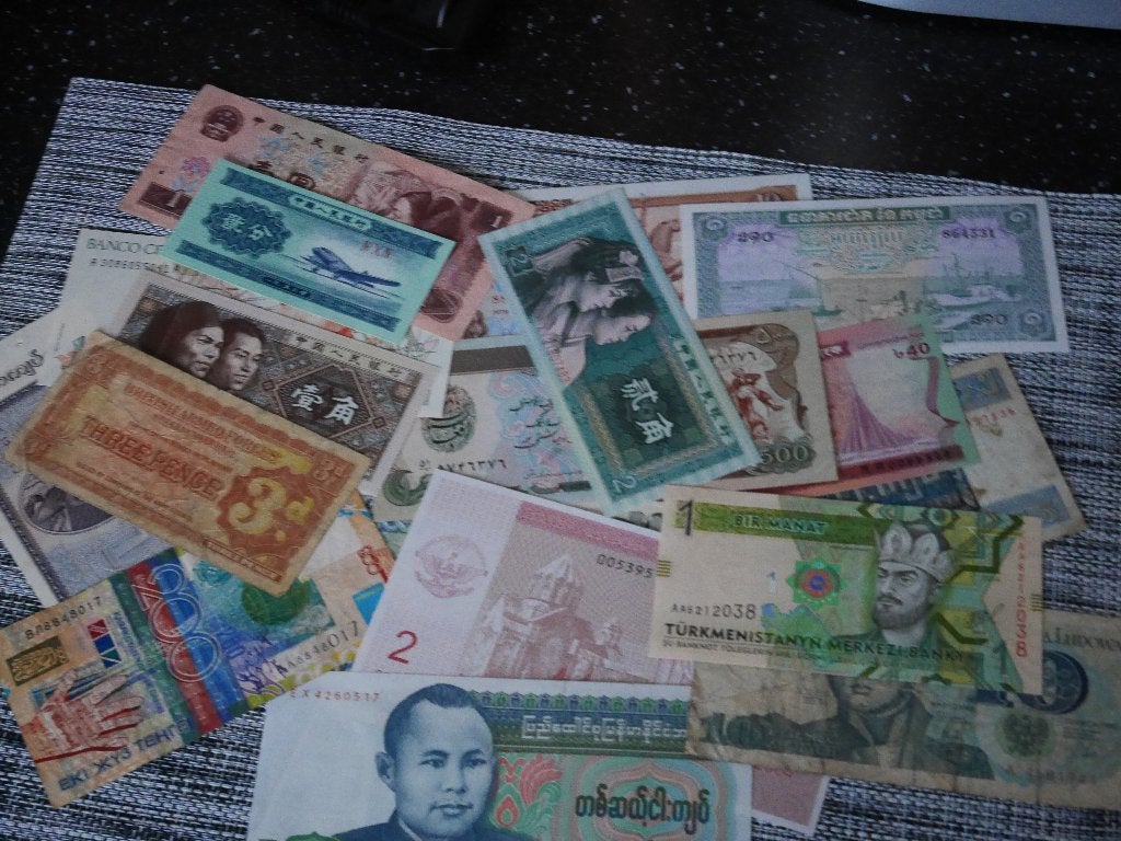 Lot 20 billets différent pays, Enlèvement ou Envoi, Autres pays, Billets en vrac