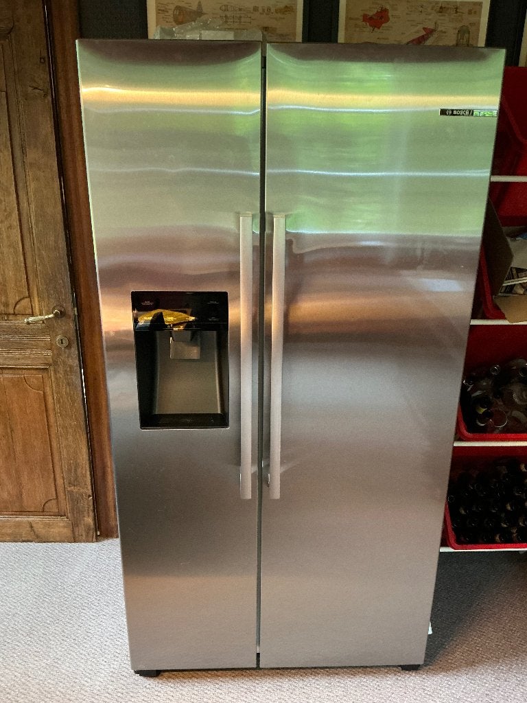 Frigo - congélateur américain Bosch, 160 cm ou plus, Enlèvement, Utilisé, 200 litres ou plus
