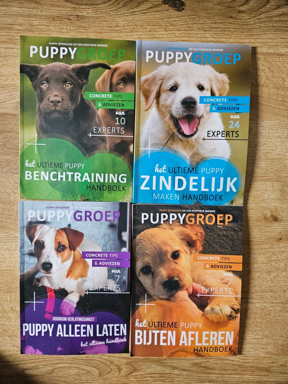 puppy boeken, Ophalen