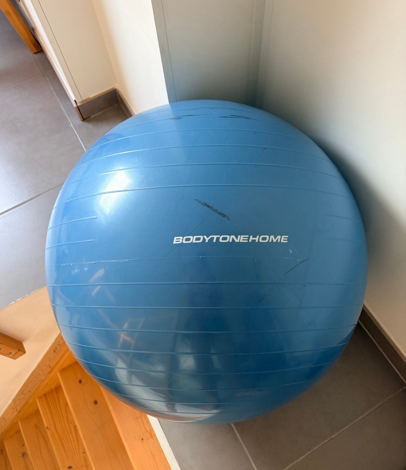 Fitnessbal, Ophalen, Zo goed als nieuw
