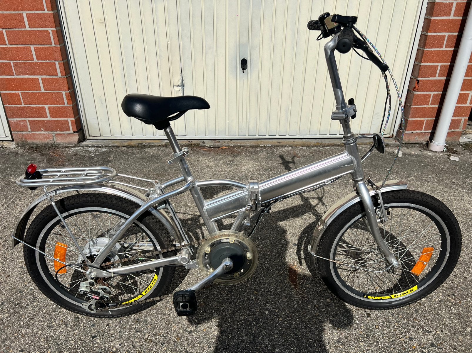 Unisex Vouwfiets, Fietsen en Brommers, 14 tot 16 inch, Versnellingen, Zo goed als nieuw, Totaal opvouwbaar