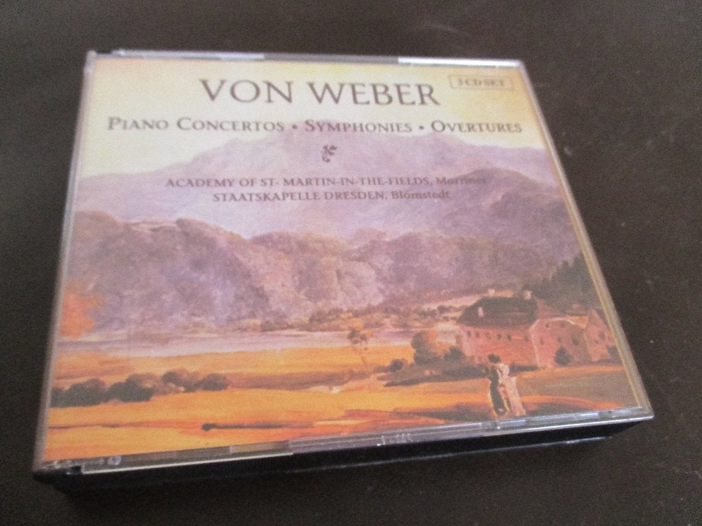 3CD box Von Weber, Ophalen of Verzenden, Zo goed als nieuw, Symfonie