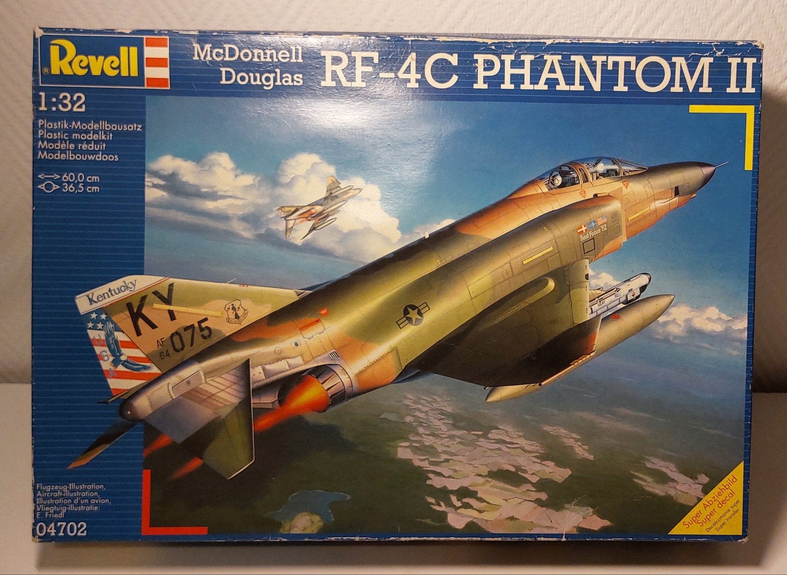 Kit de maquette en plastique Revell 1/32 RF-4C Phantom 2., Hobby & Loisirs créatifs, Modélisme | Avions & Hélicoptères, Neuf, Plus grand que 1:72