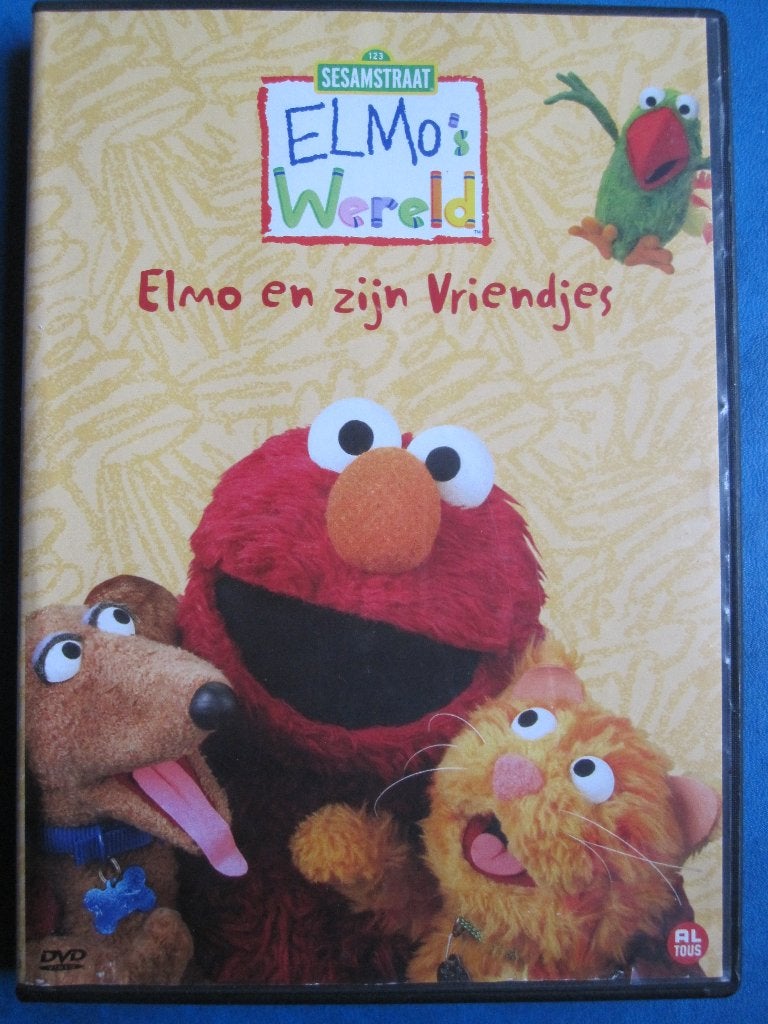 Elmo en zijn vriendjes, Cd's en Dvd's, Alle leeftijden, Tv-serie, Zo goed als nieuw, Educatief