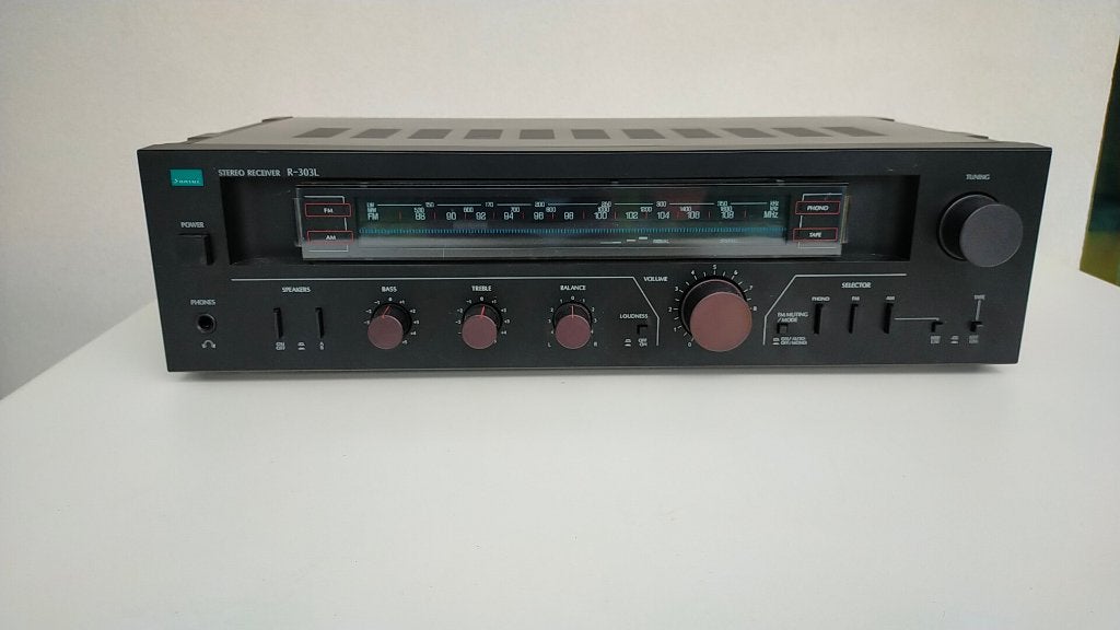 STEREO RECEIVER VINTAGE SANSUI R-303L, Audio, Tv en Foto, Ophalen, Gebruikt, Stereo, Minder dan 60 watt