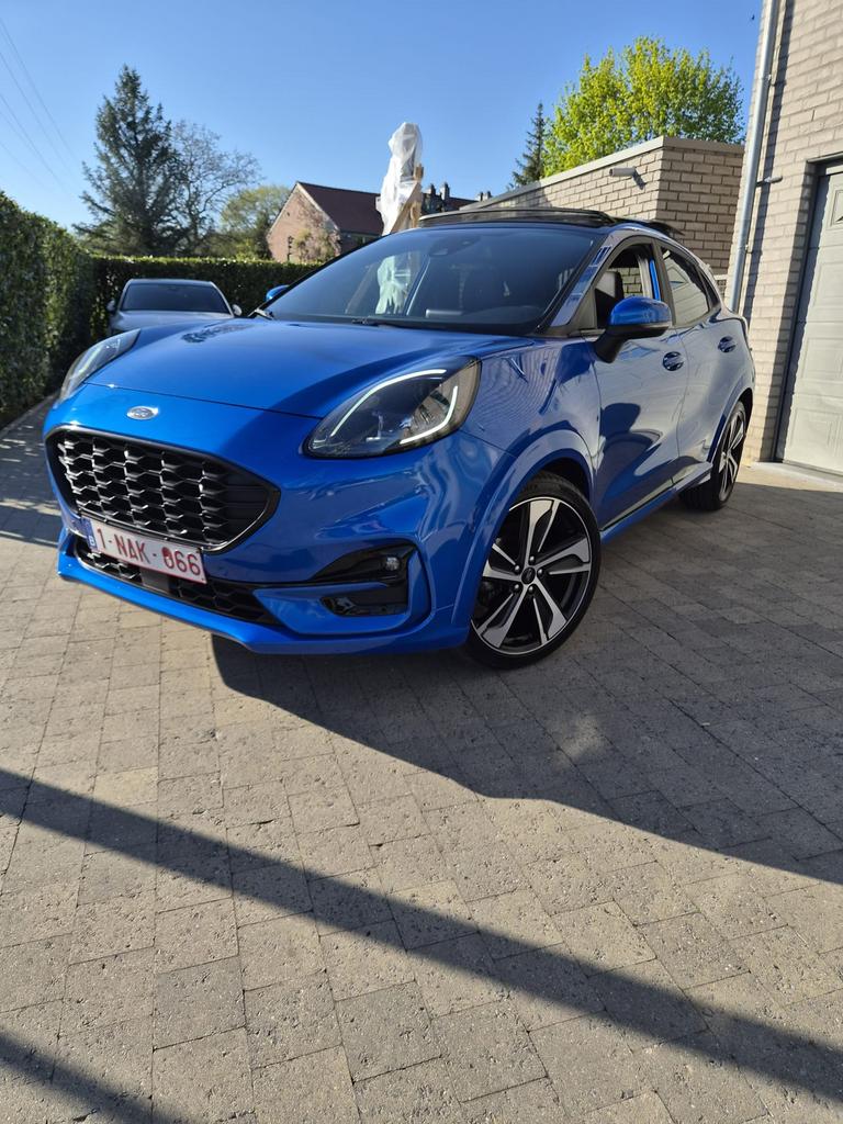 Ford Puma ST LINE X ecoboost hybride 155cv, Auto's, Ford, Automaat, Puma, Leder, Particulier