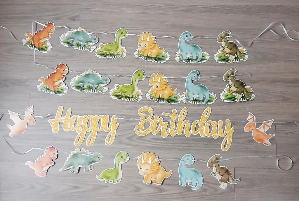 Dino feestdecoratie, Ophalen of Verzenden, Versiering