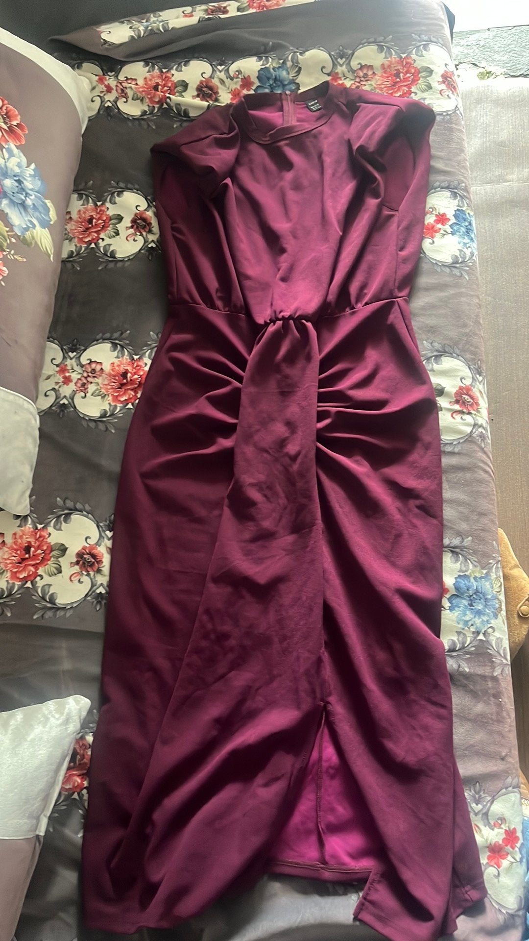 Robe de soirée en velours – Bordeaux – Taille [ta taille], Enlèvement ou Envoi, Comme neuf