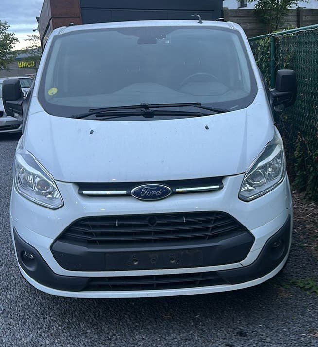 Ford Transit Custom utilitaire2013*257.000km*3P*A/C* caméra, Euro 5, 4 cilinders, Wit, Bedrijf