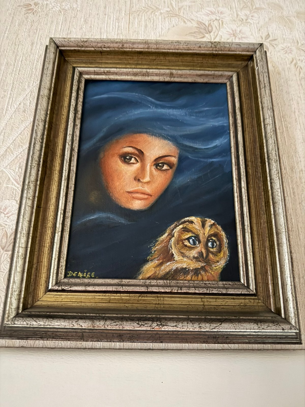 Schilderij met kader, Maison & Meubles, Accessoires pour la Maison | Peintures, Dessins & Photos, Enlèvement, Peinture