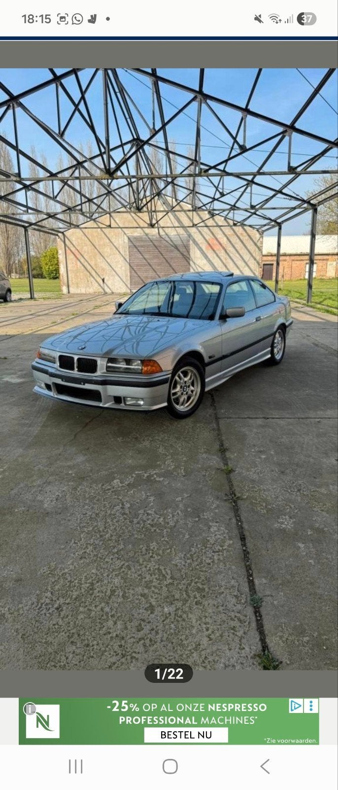 BMW 318is bouwjaar 1996 slechts 112.000km, Auto's, Particulier, Te koop, BMW