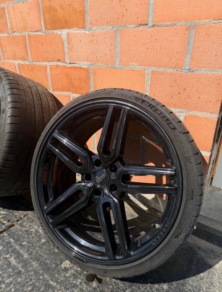 Velgen Vossen HF1 op 20 overal, Auto-onderdelen, Banden en Velgen, Ophalen, 20 inch, Velg(en)