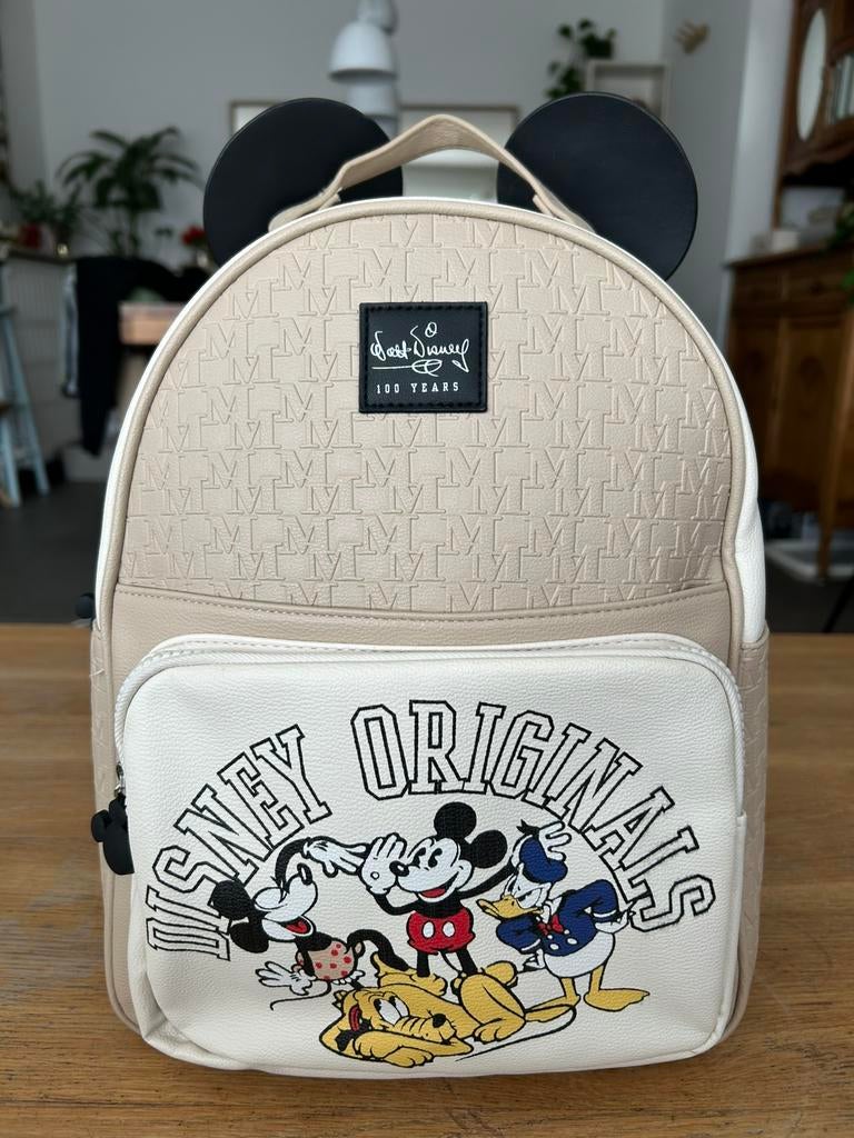 Beige Mickey Mouse rugzak Primark, 25 à 40 cm, Enlèvement ou Envoi, Disney ou Dora, Comme neuf