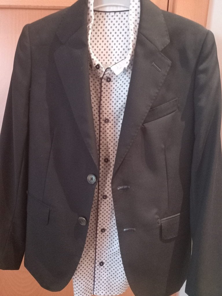 Blazer zwart mc gregor en hemd gymp, maat 152, Mc gregor, Ophalen of Verzenden, Zo goed als nieuw, Setje