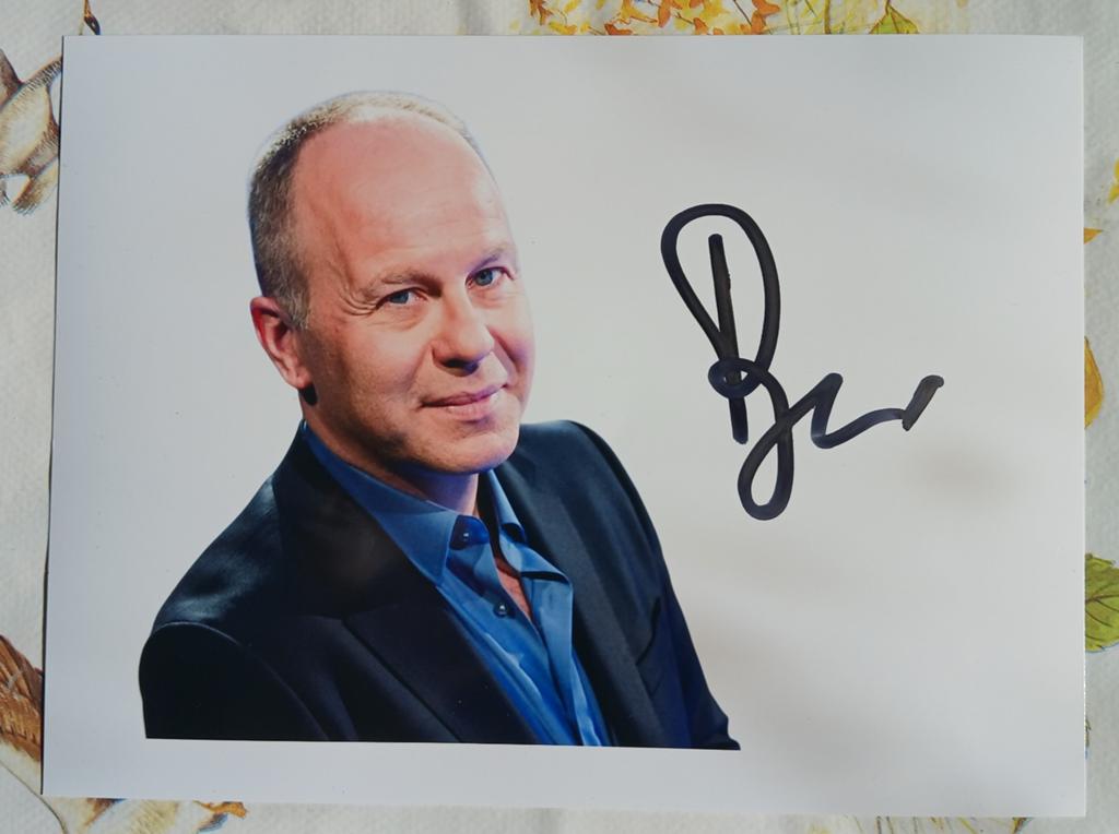 Gesigneerde foto van Ben Crabbé., Verzamelen, Verzenden, Gesigneerd