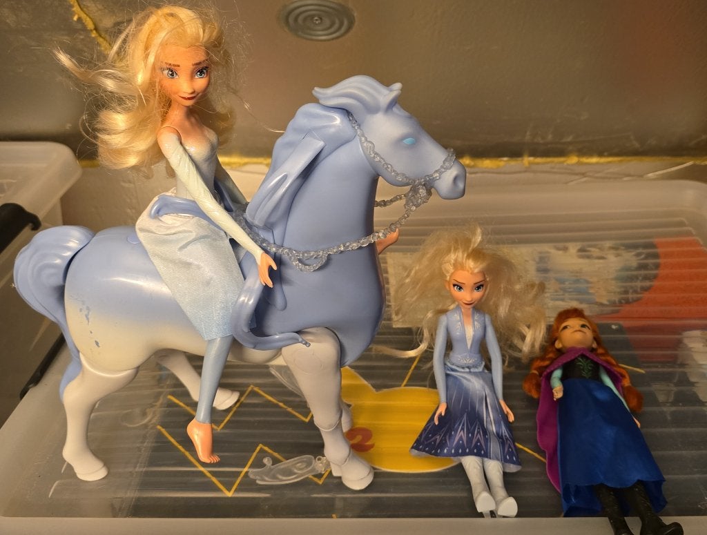 Elsa met wandeld paard Nokk., Ophalen of Verzenden, Zo goed als nieuw, Overige typen