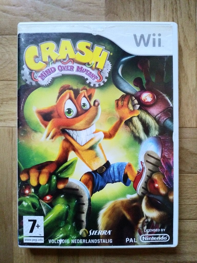 Crash Mind over Mutant, jeu Wii, Enlèvement ou Envoi, 2 joueurs, À partir de 7 ans, Combat