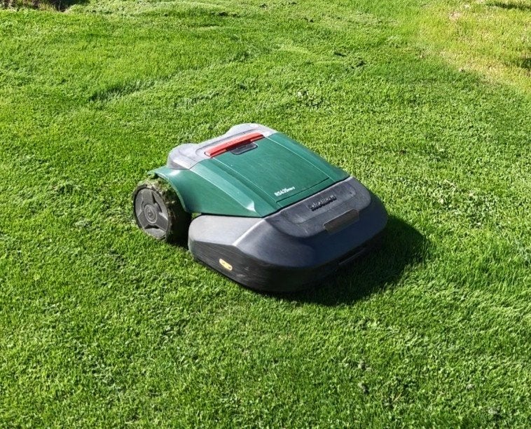 Robotmaaier Robomow, Tuin en Terras, Ophalen, Gebruikt, Robomow, Meer dan 25 cm