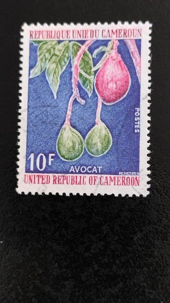 Cameroun 1973 - flore, fruits, avocat, Envoi, Autres pays, Affranchi