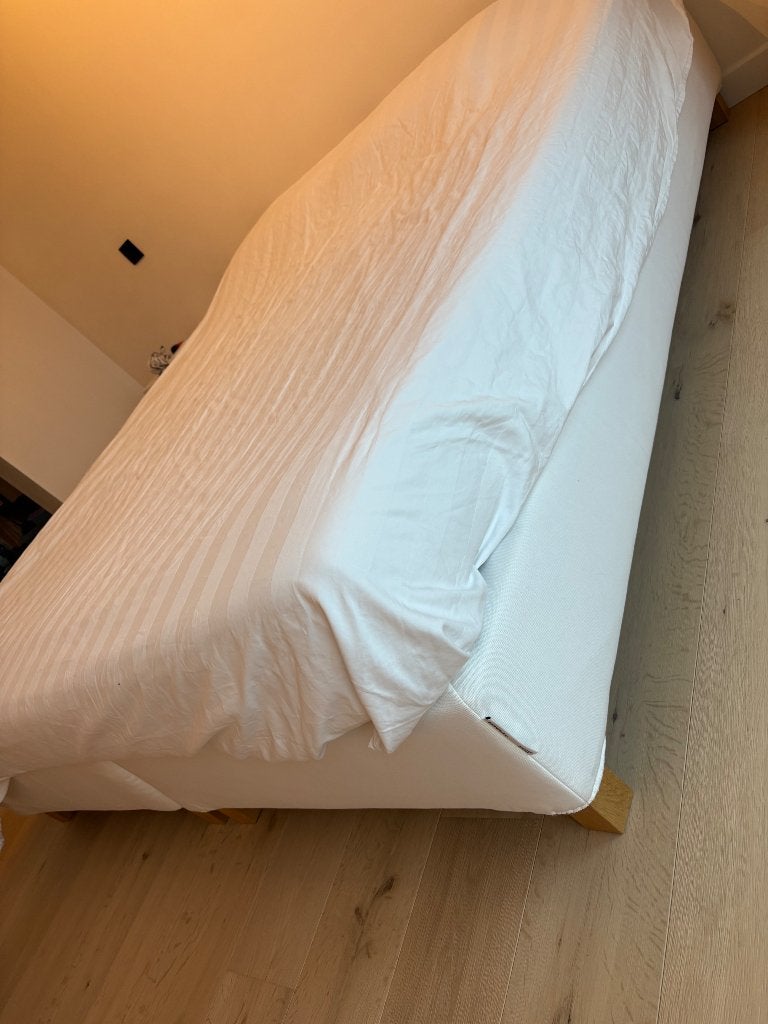 Bed 180x200 ikea, Comme neuf, Enlèvement, 180 cm, 200 cm
