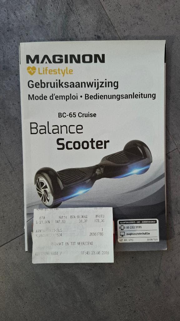 Balanceboard - balance scooter, Ophalen, Zo goed als nieuw