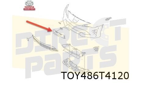 Toyota GT86 Coupe (7/12-6/20)  (ZN6) kenteken steunplaat Ori, -, Verzenden, -, Nieuw
