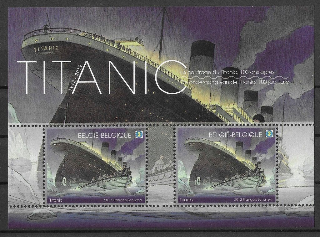 Timbres de Belgique - bloc 200, Envoi, Neuf
