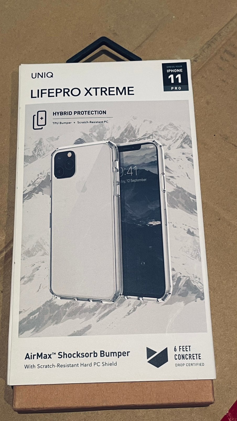 UNIQ Lifepro Xtreme Transparant Hoesje – iPhone 11 Pro, IPhone 11 Pro, Nieuw, Transparant, Ophalen of Verzenden