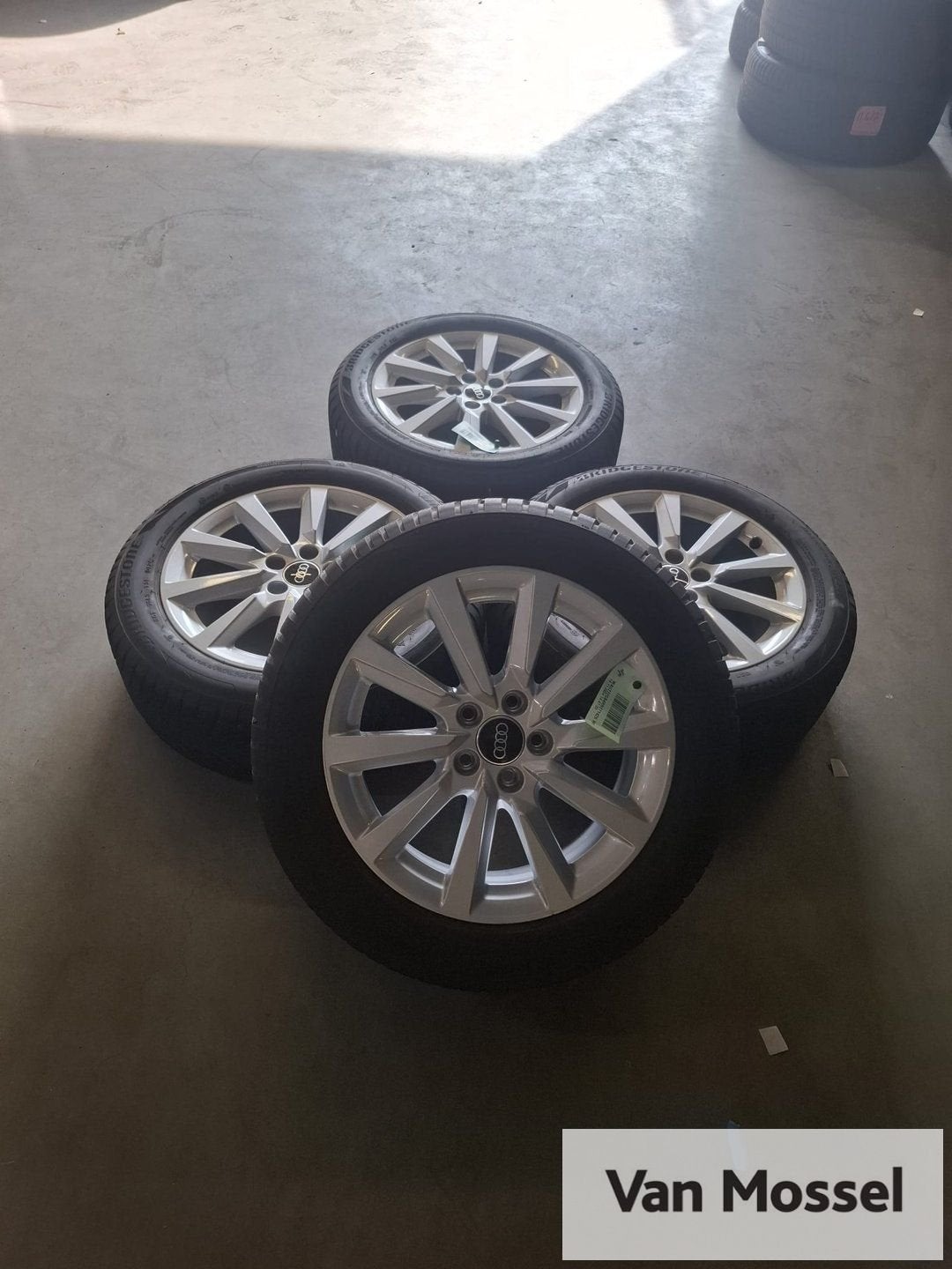 Audi A1 Bridgestone Blizzak LM007 195/55/R16 91V, Gebruikt, -, Banden en Velgen, 195 mm