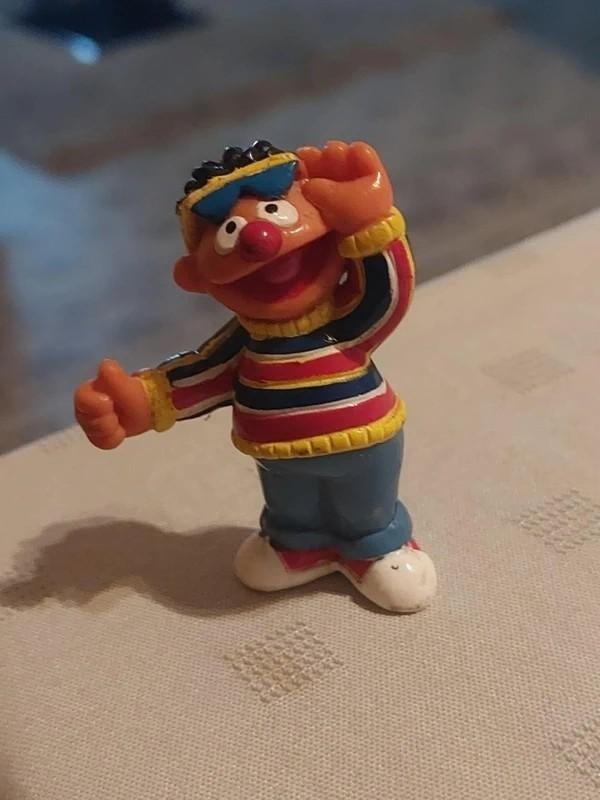 Vintage Sesamstraat-figuurtje : Ernie, Verzamelen, Ophalen of Verzenden, Zo goed als nieuw